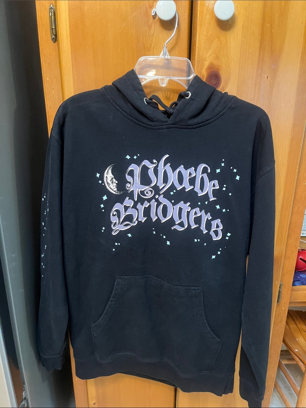 Phoebe Bridgers Dragon Black Graphic Hoodie - Black-size M